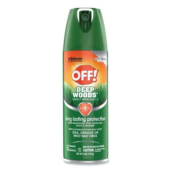 Deep Woods Insect Repellent, 6 oz Aerosol, Off!, Mfr#: 611081EA